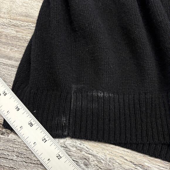 Brooks Brothers Mens XL Black 100% Extra Fine Italian Lambswool V-Neck Sweater‎ - Picture 4 of 11